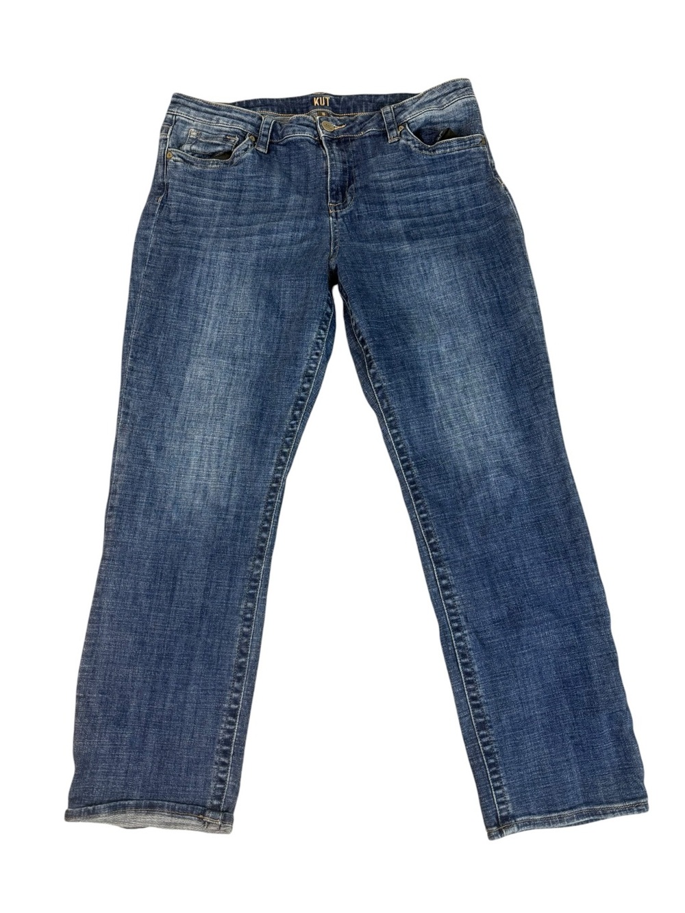 Kut from the Kloth women’s size 16 straight leg stretch jeans medium wash